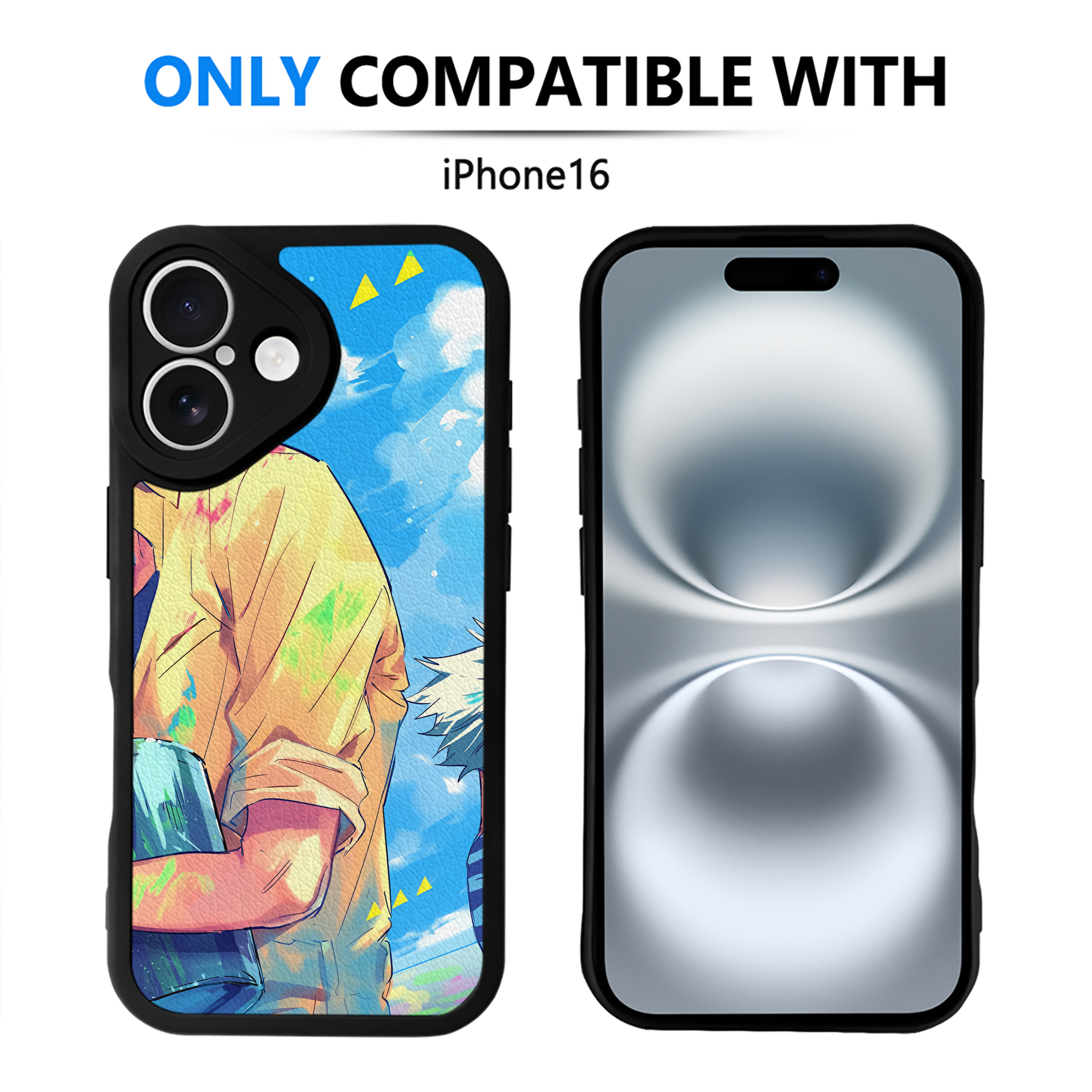 （画像用） ハイキュー!! Haikyu!! 【iPhone 16シリーズ対応】シリコンスマホケース（レザー調） 材質：シリコン